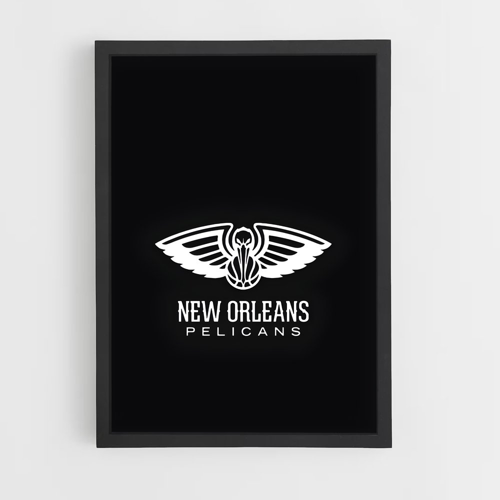 Poster Pelican Power – affiche Basketball (vue 2)